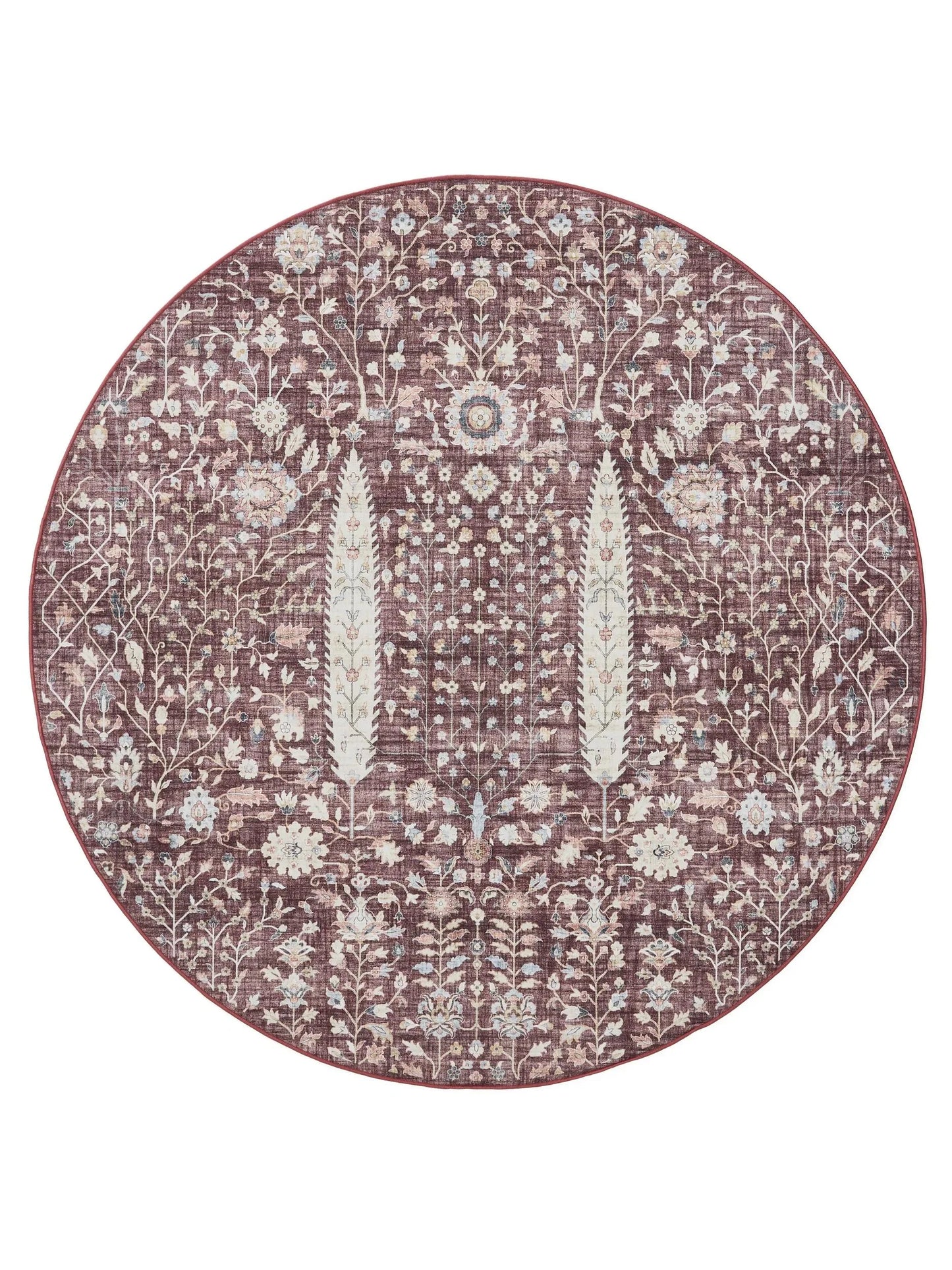Covor lavabil George Bordeaux 