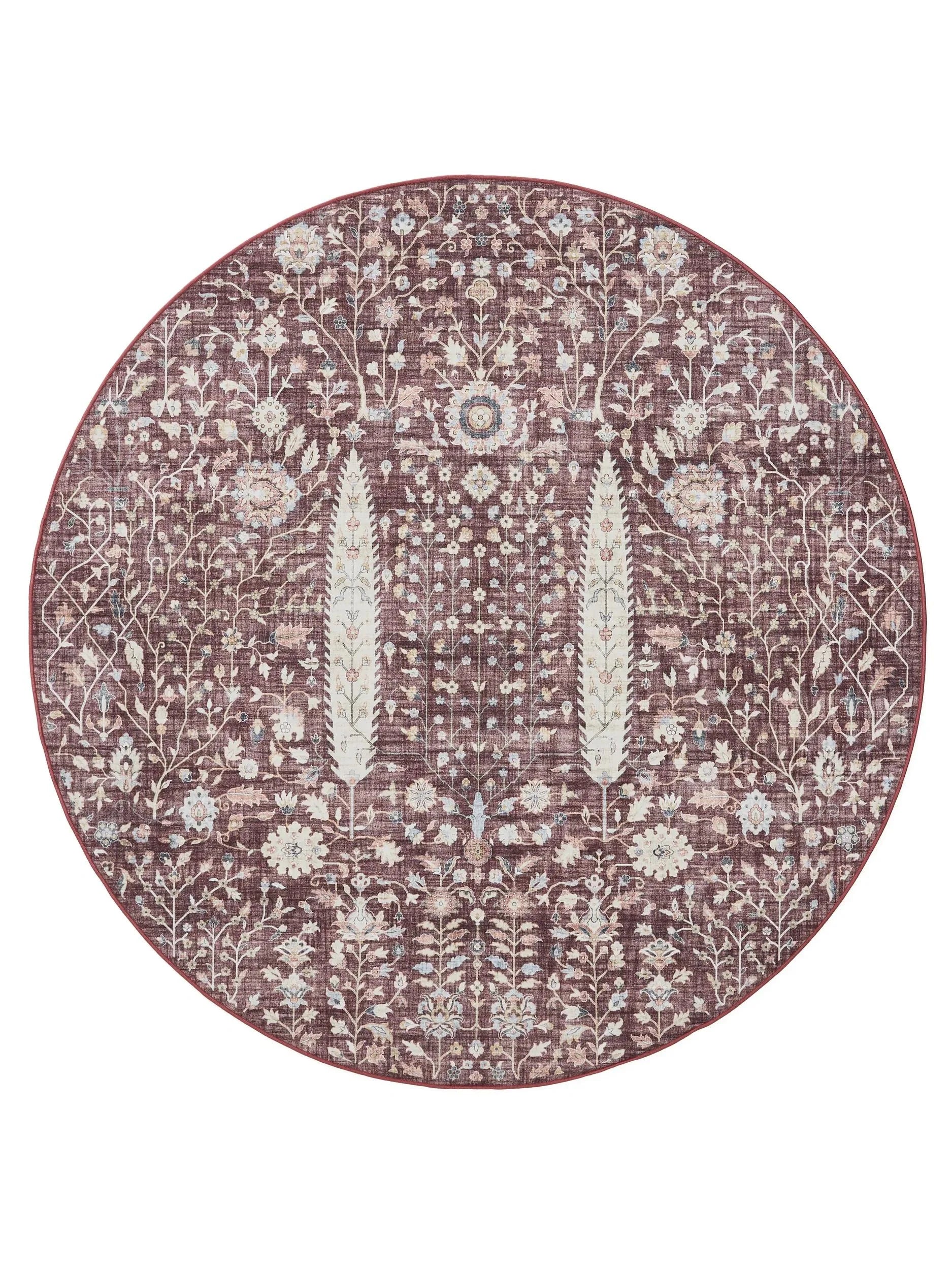 Covor lavabil George Bordeaux 