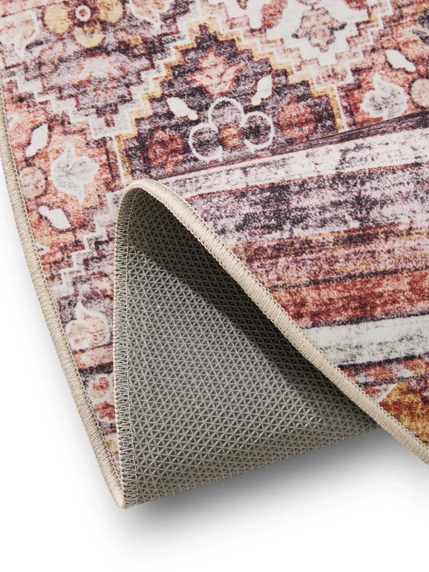 Covor lavabil George Multicolour/Pink 