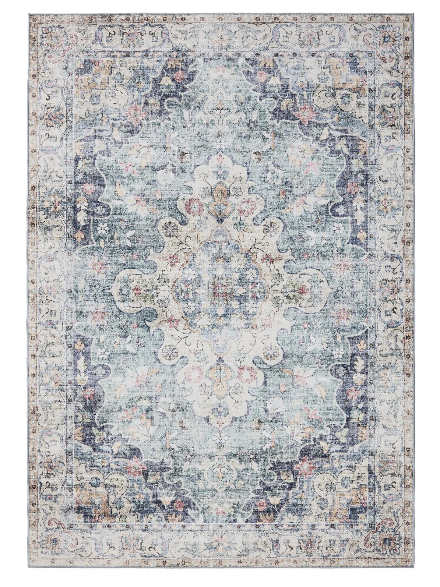 Covor lavabil George Blue 