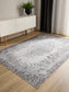 Covor lavabil George Black/Grey 