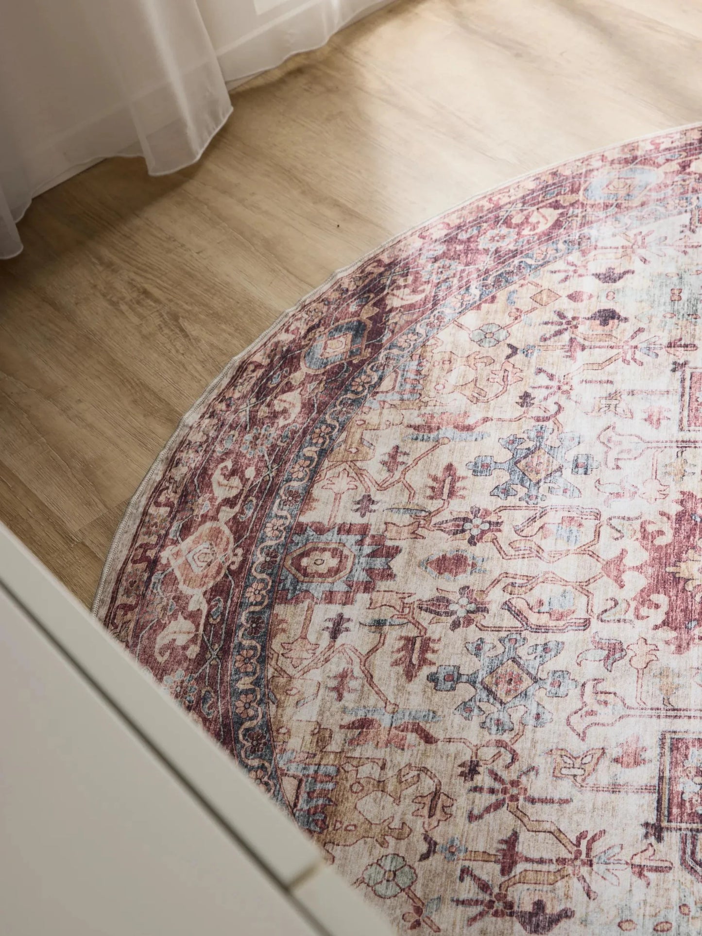 Covor lavabil George Multicolour/Pink 