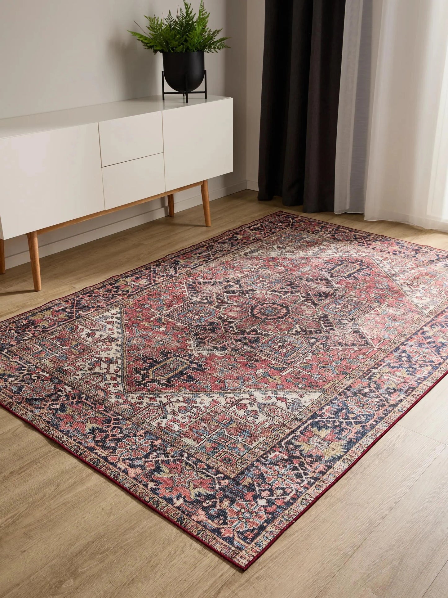 Covor lavabil George Multicolour/Beige 