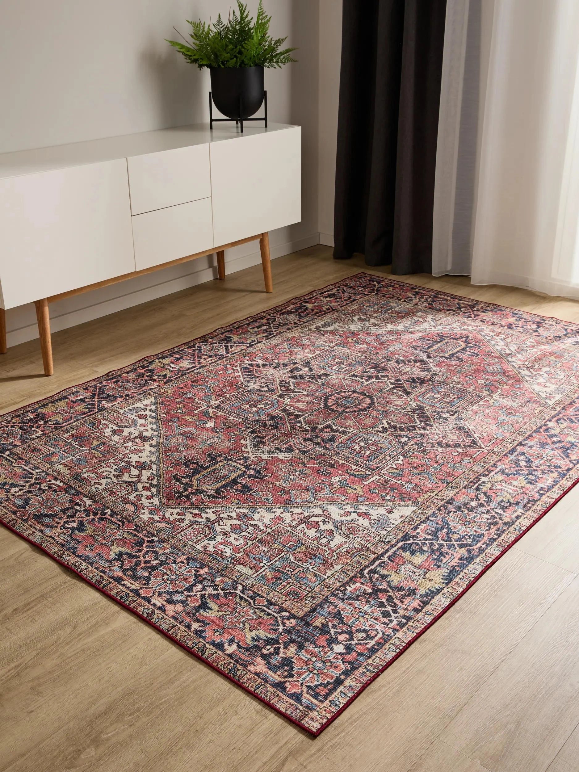 Covor lavabil George Multicolour/Beige 