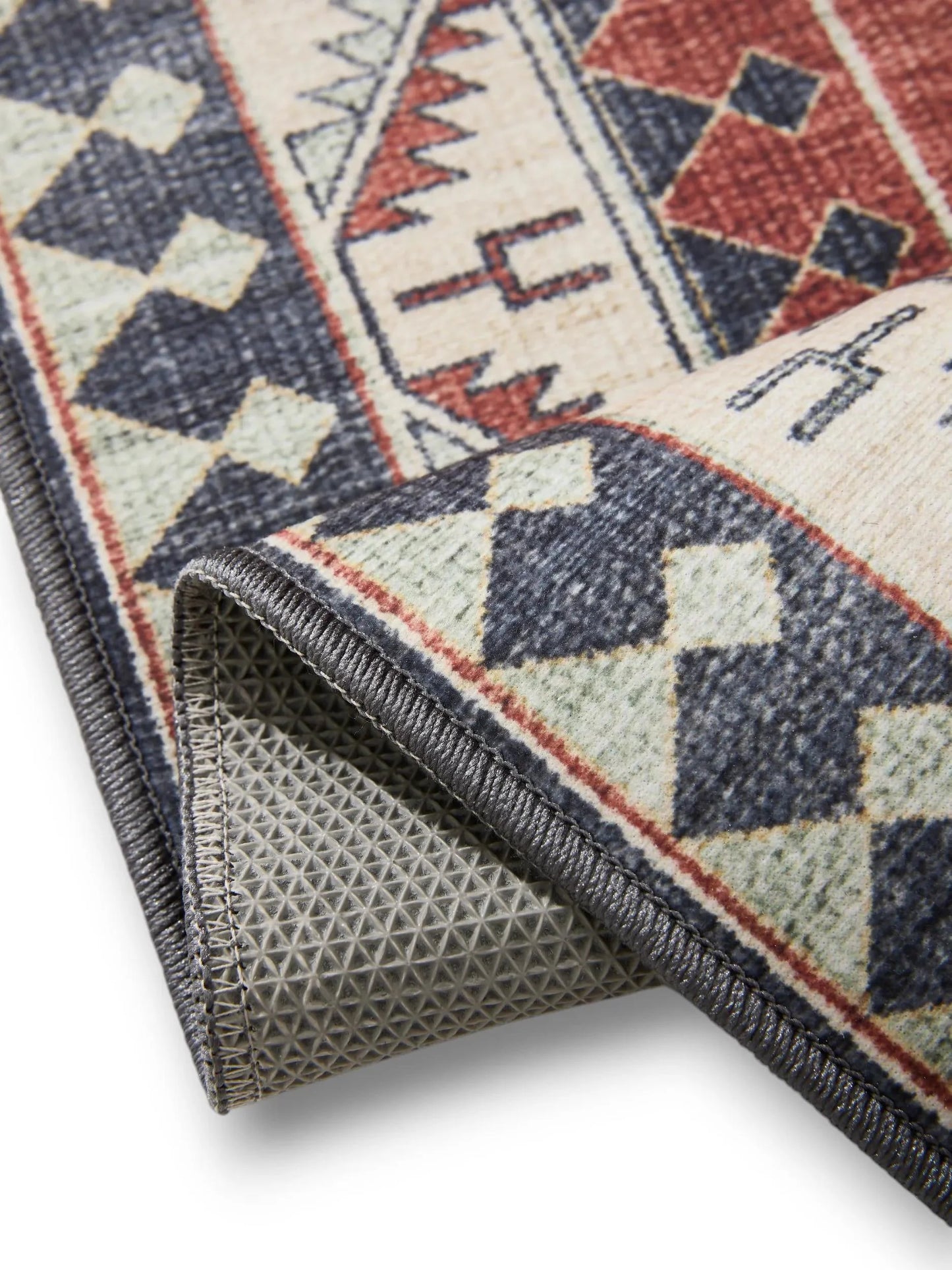 Covor lavabil George Multicolour/Blue 