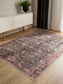 Covor lavabil George Multicolour/Red 