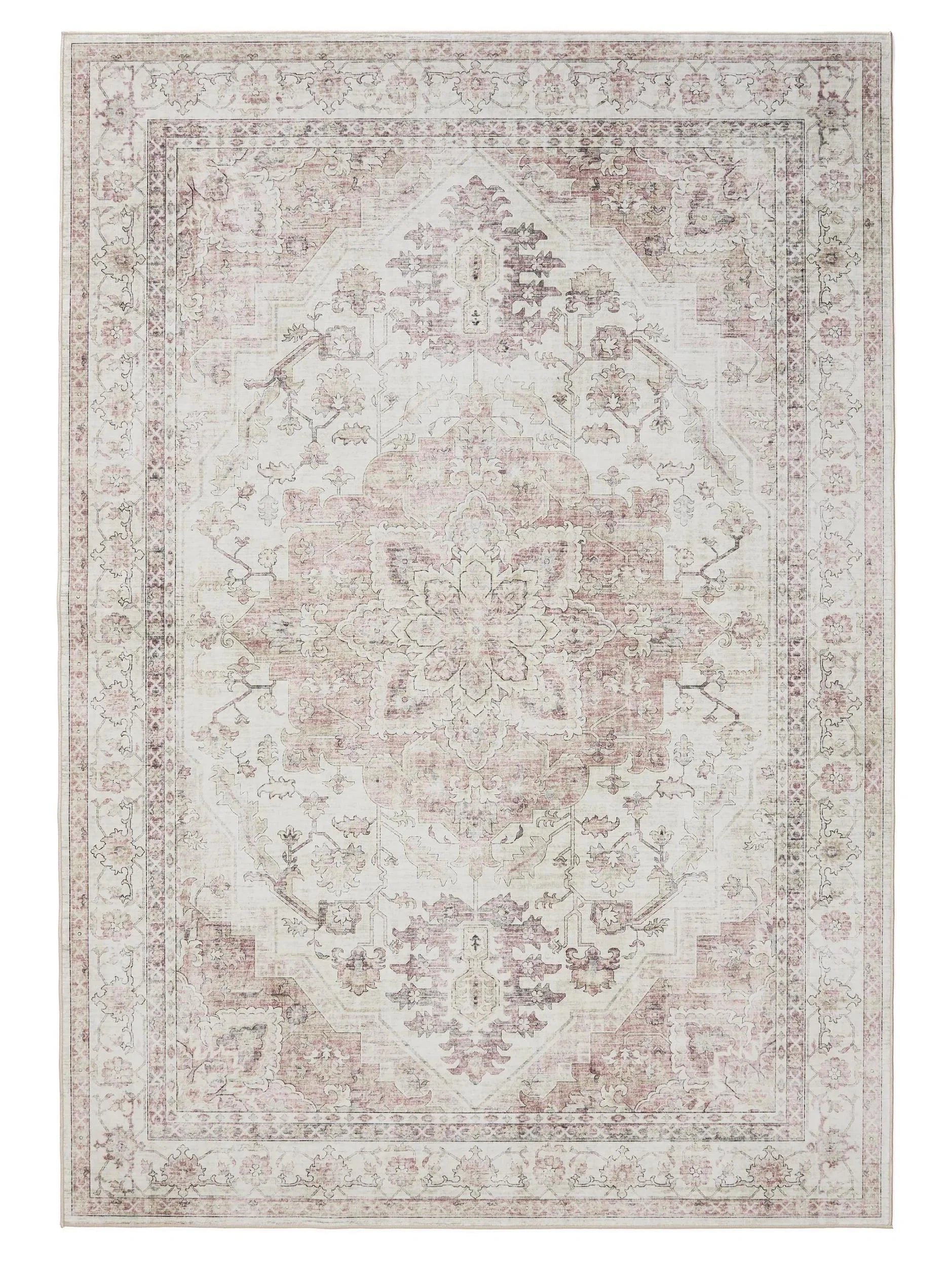 Covor lavabil George Rose/Beige 