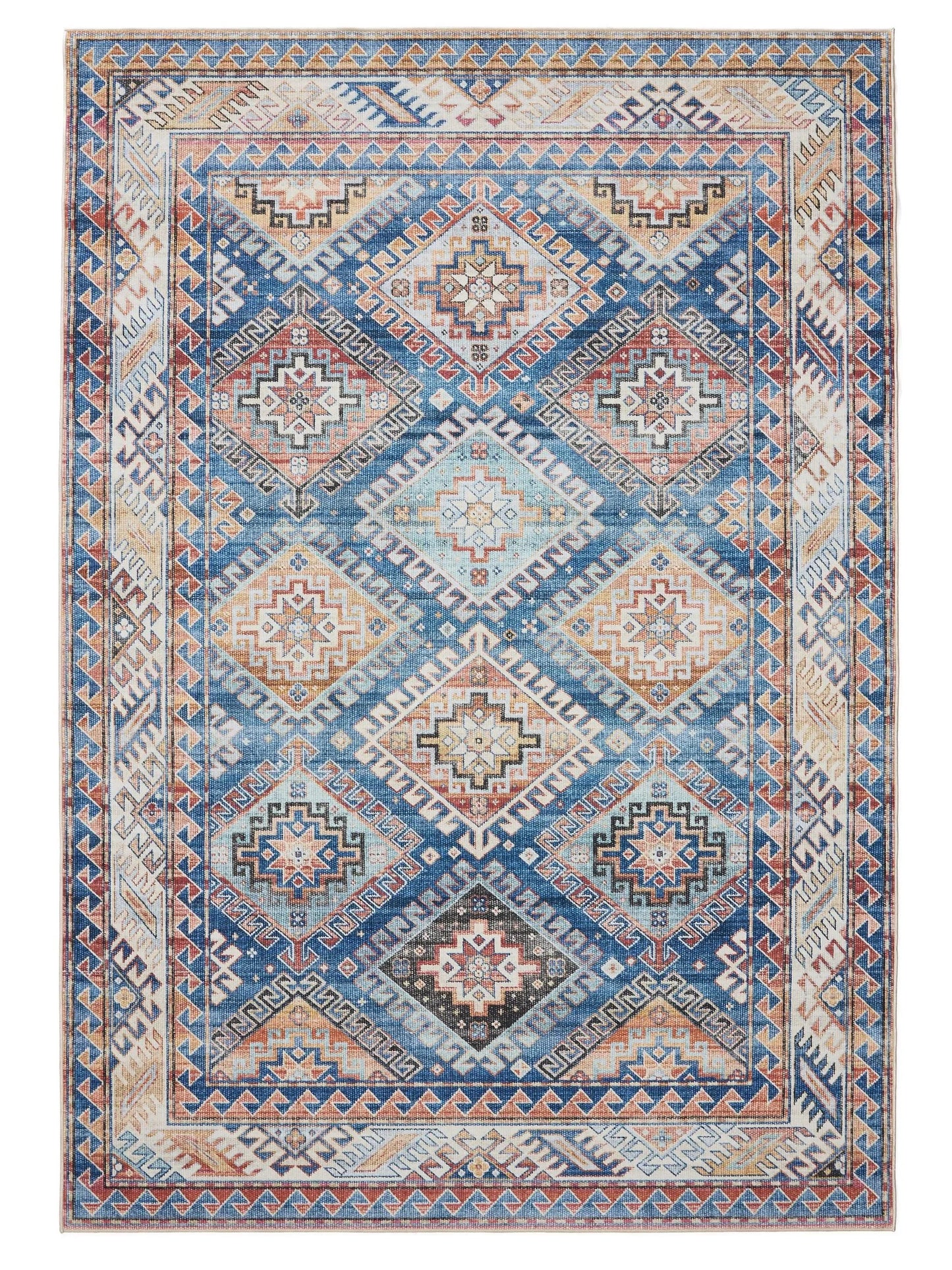 Covor lavabil George Blue 