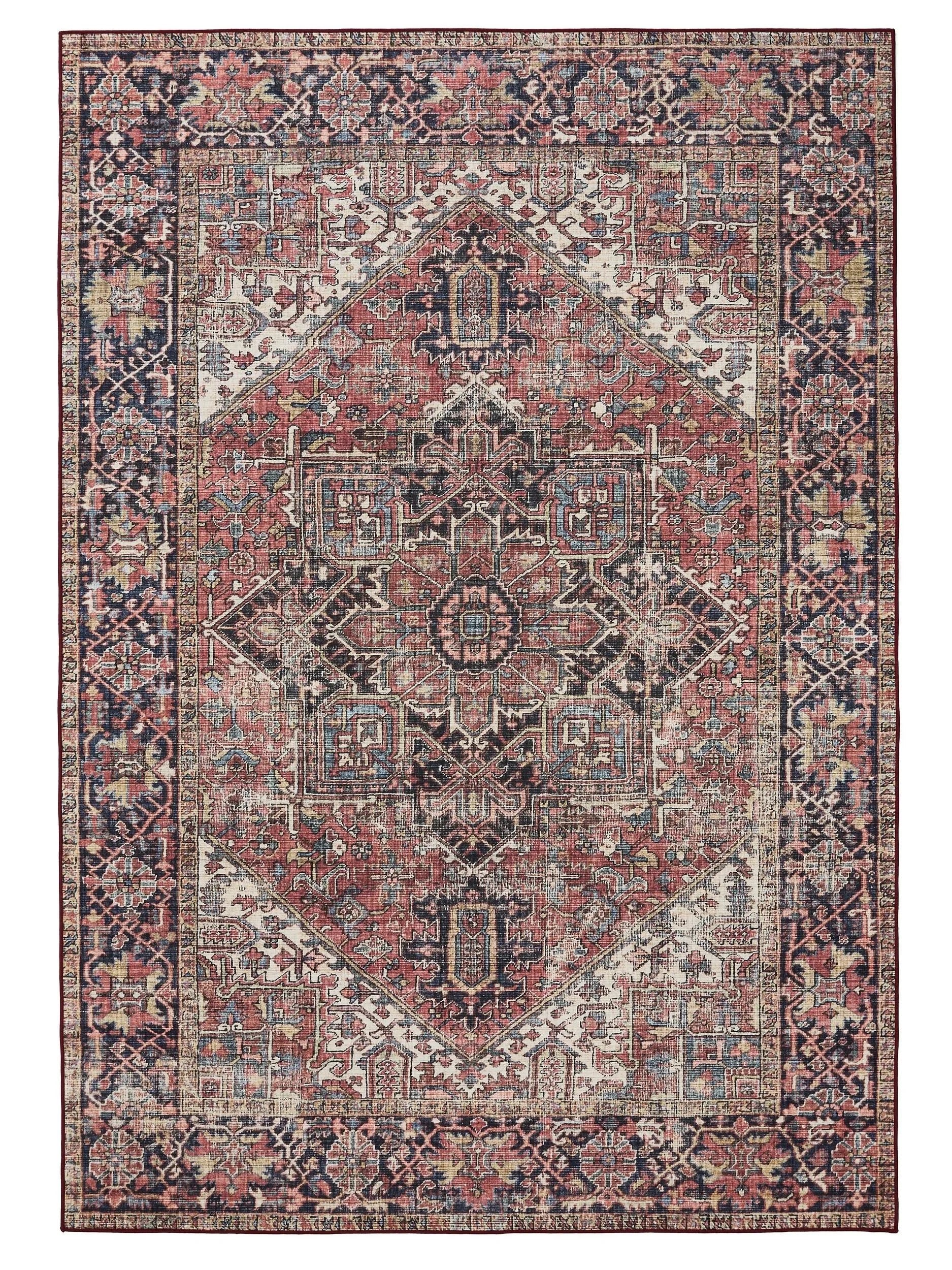 Covor lavabil George Multicolour/Beige 
