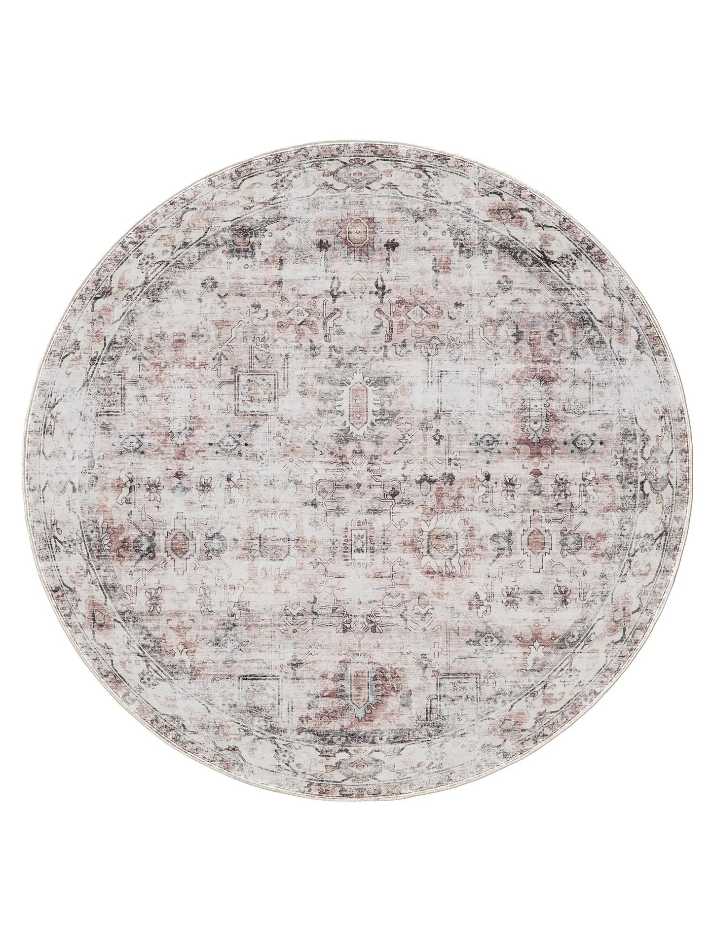 Covor lavabil George Cream/Taupe 