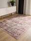Covor lavabil George Multicolour/Pink 
