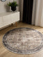 Covor lavabil George Charcoal/Taupe 
