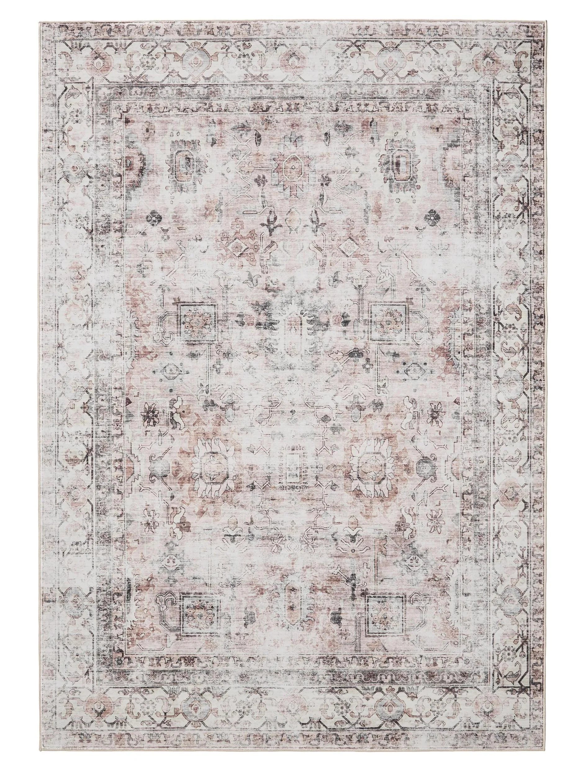 Covor lavabil George Cream/Taupe 