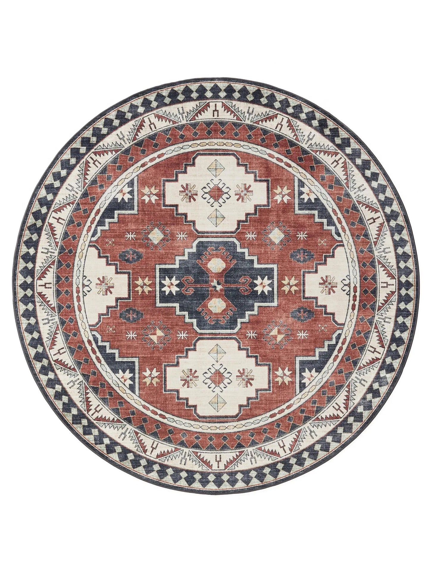 Covor lavabil George Multicolour/Blue 