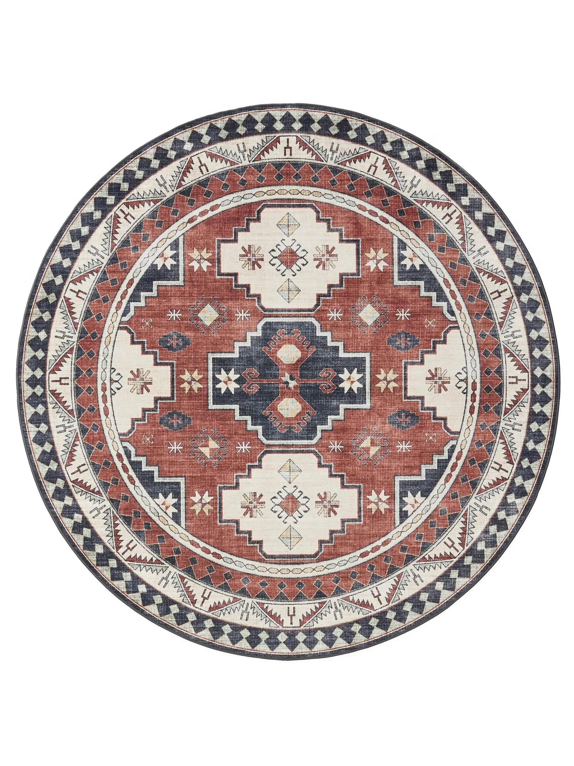 Covor lavabil George Multicolour/Blue 