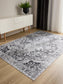 Covor lavabil George Charcoal 