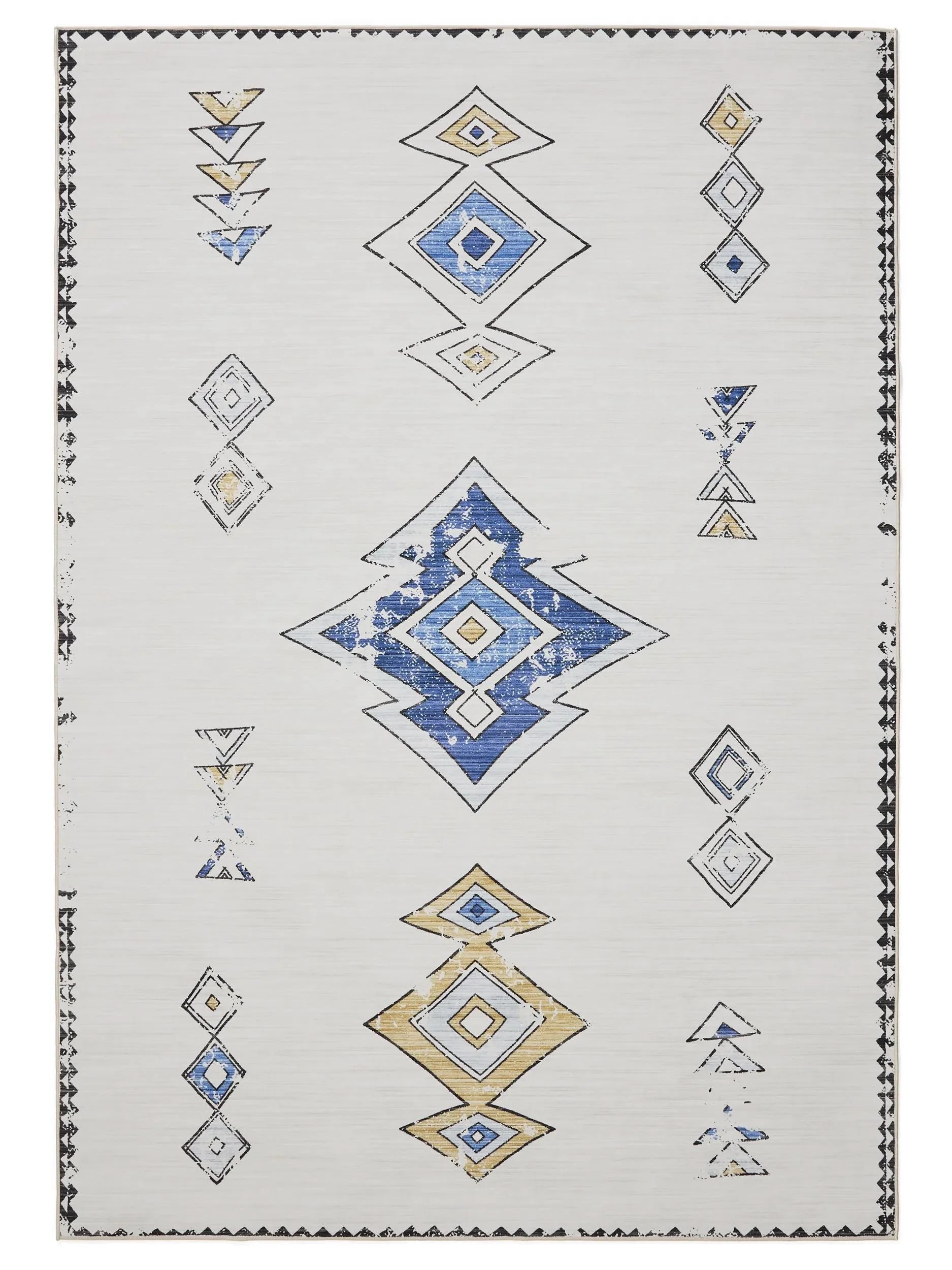 Covor lavabil George Beige/Multicolour 