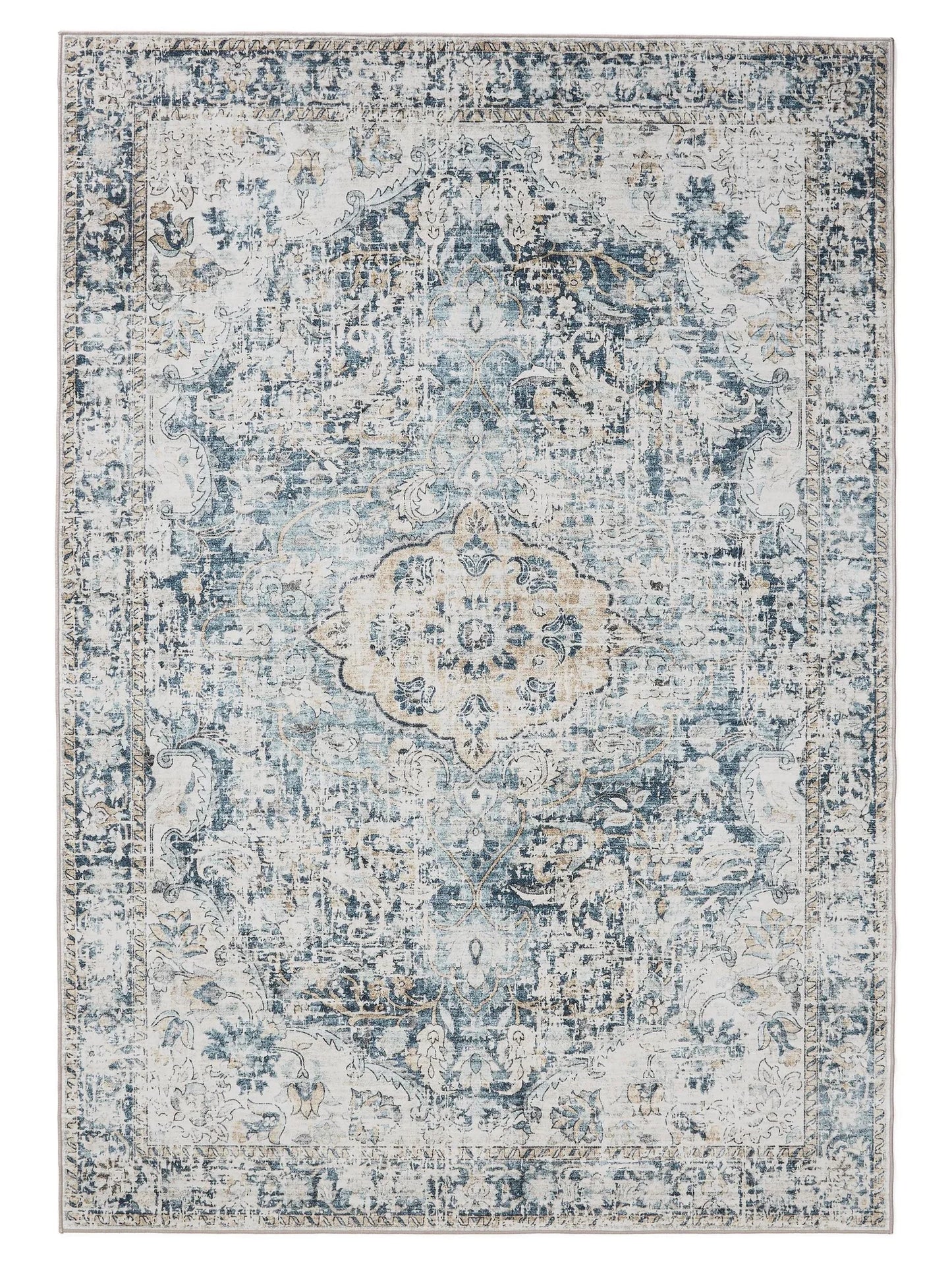 Covor lavabil George Blue 