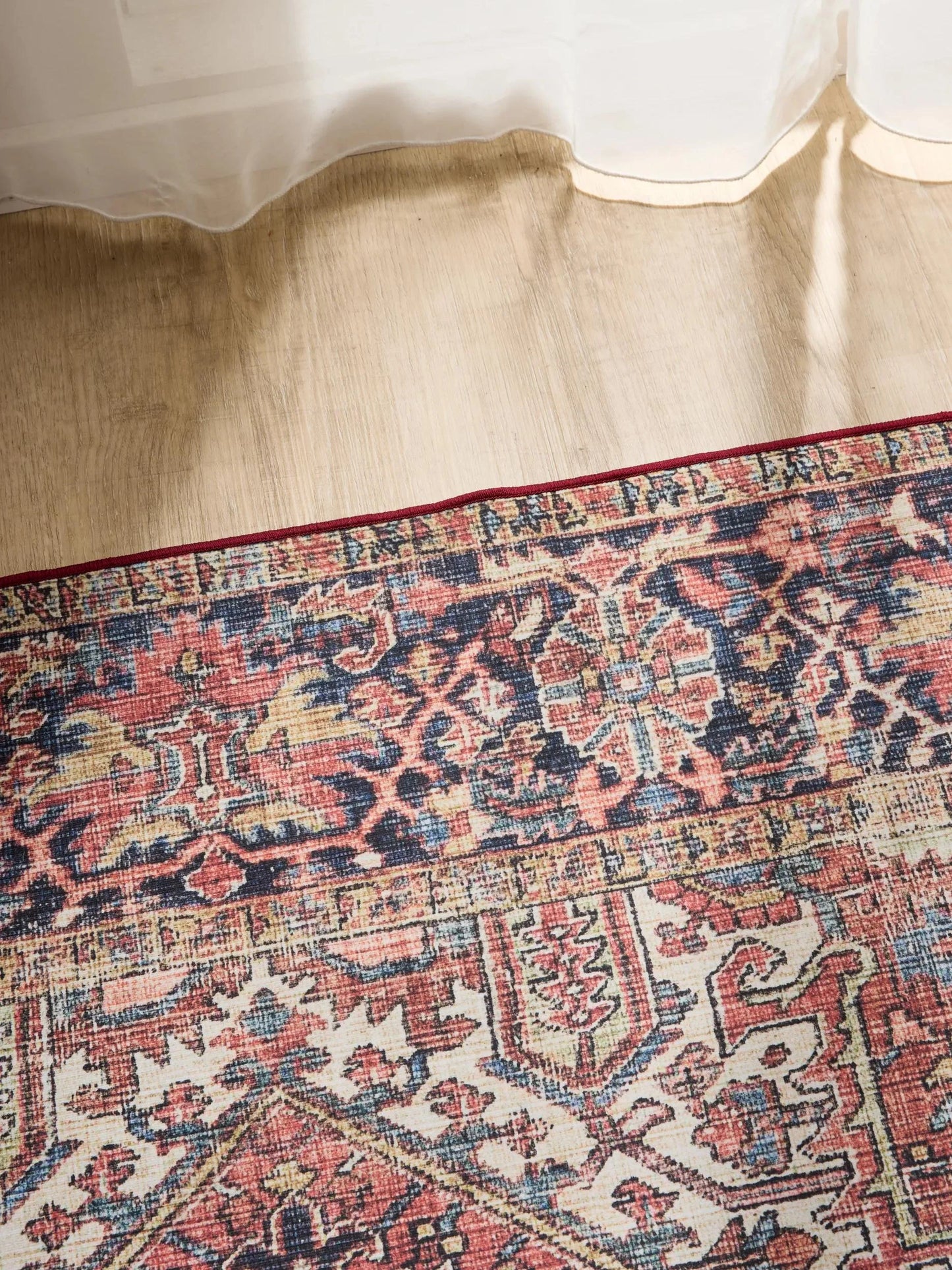 Covor lavabil George Multicolour/Beige 