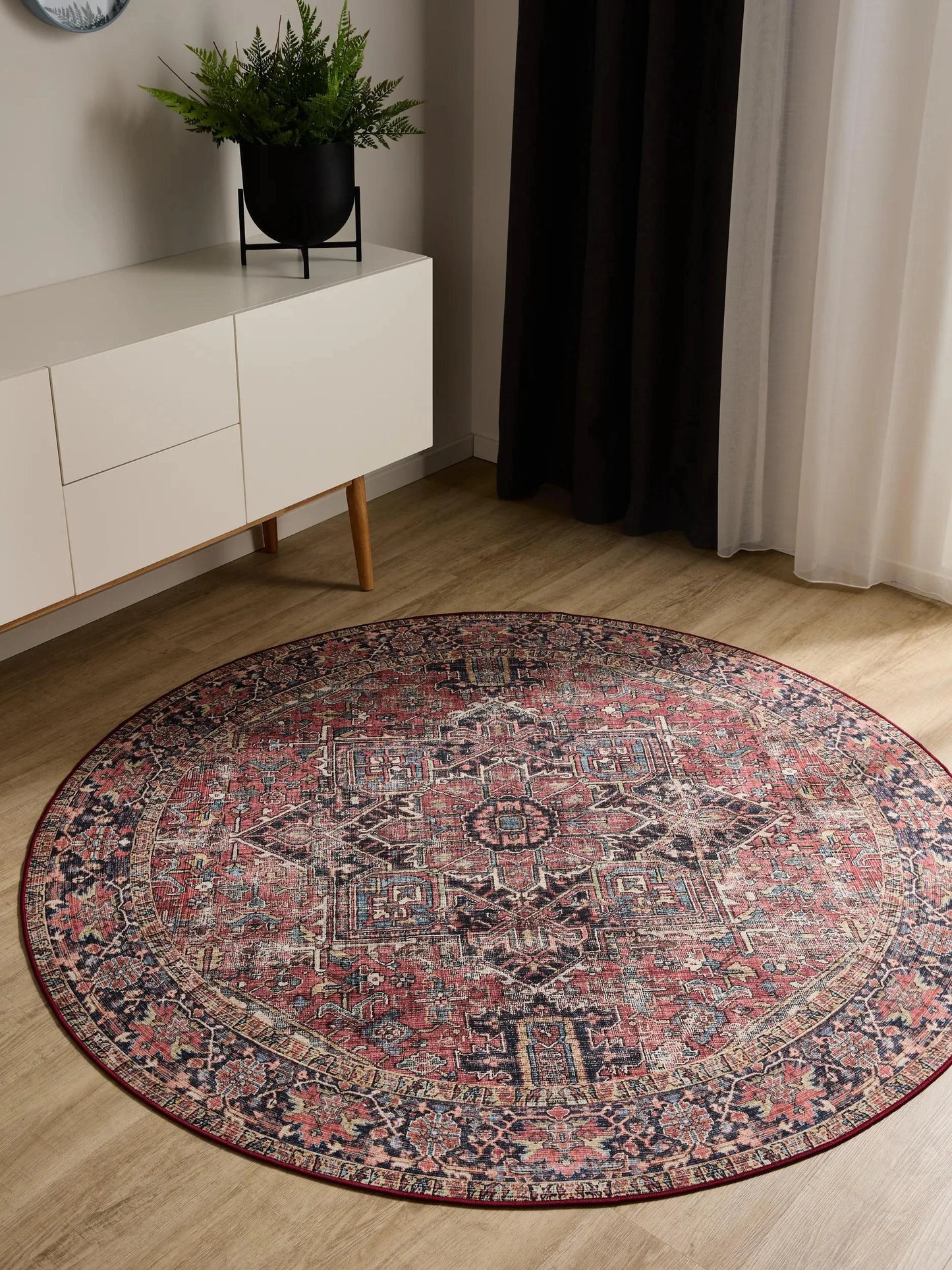 Covor lavabil George Multicolour/Beige 