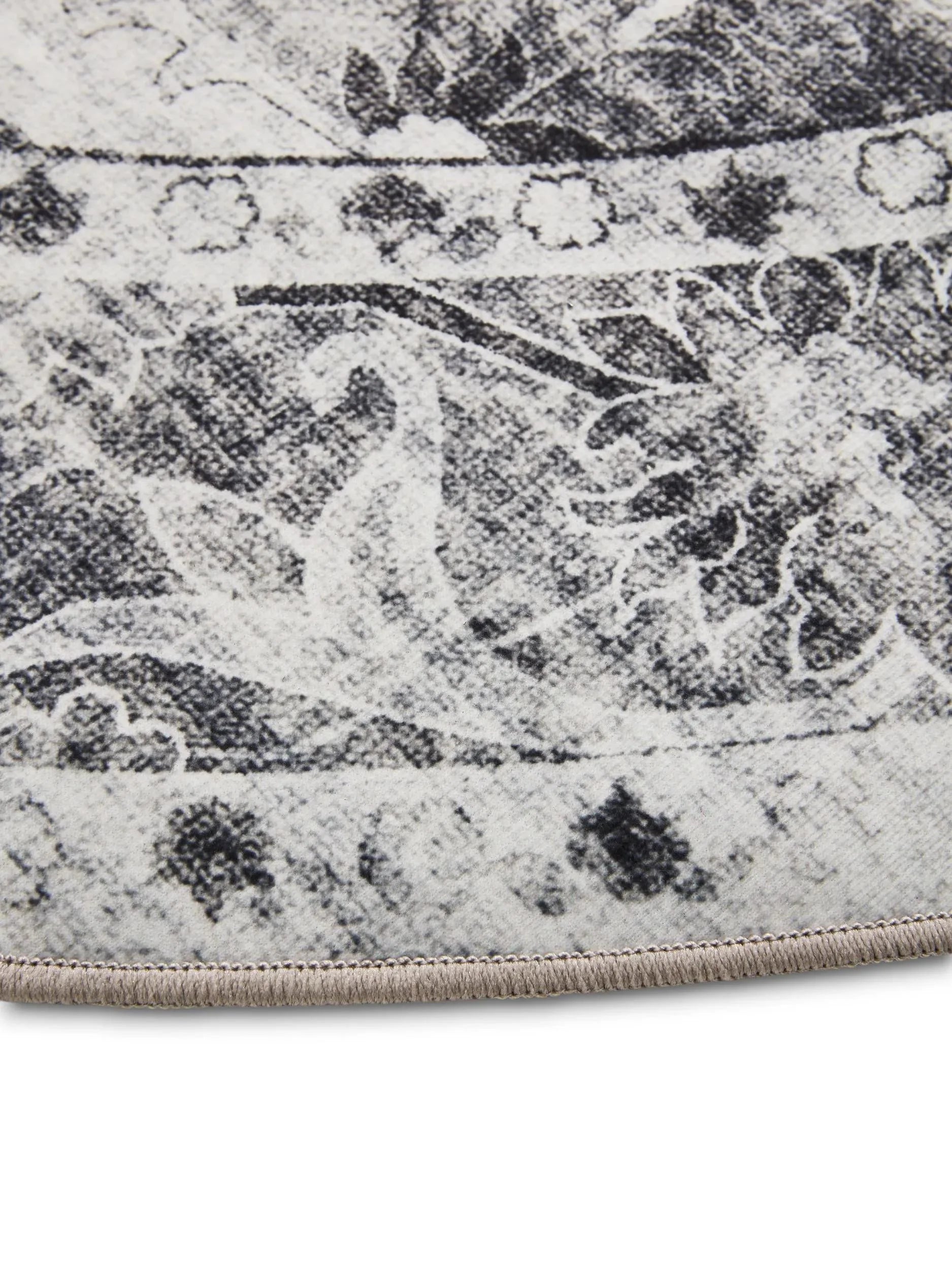 Covor lavabil George Charcoal 