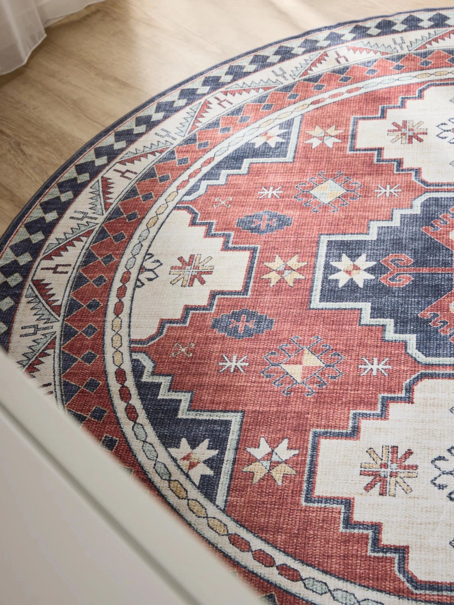 Covor lavabil George Multicolour/Blue 