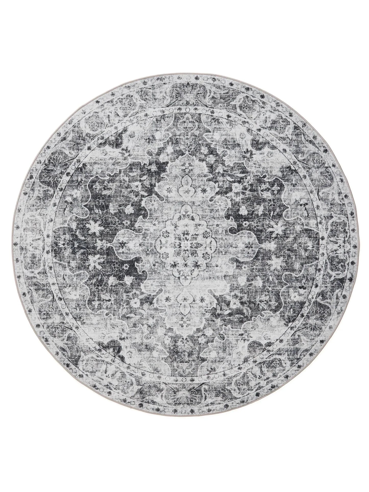 Covor lavabil George Charcoal 