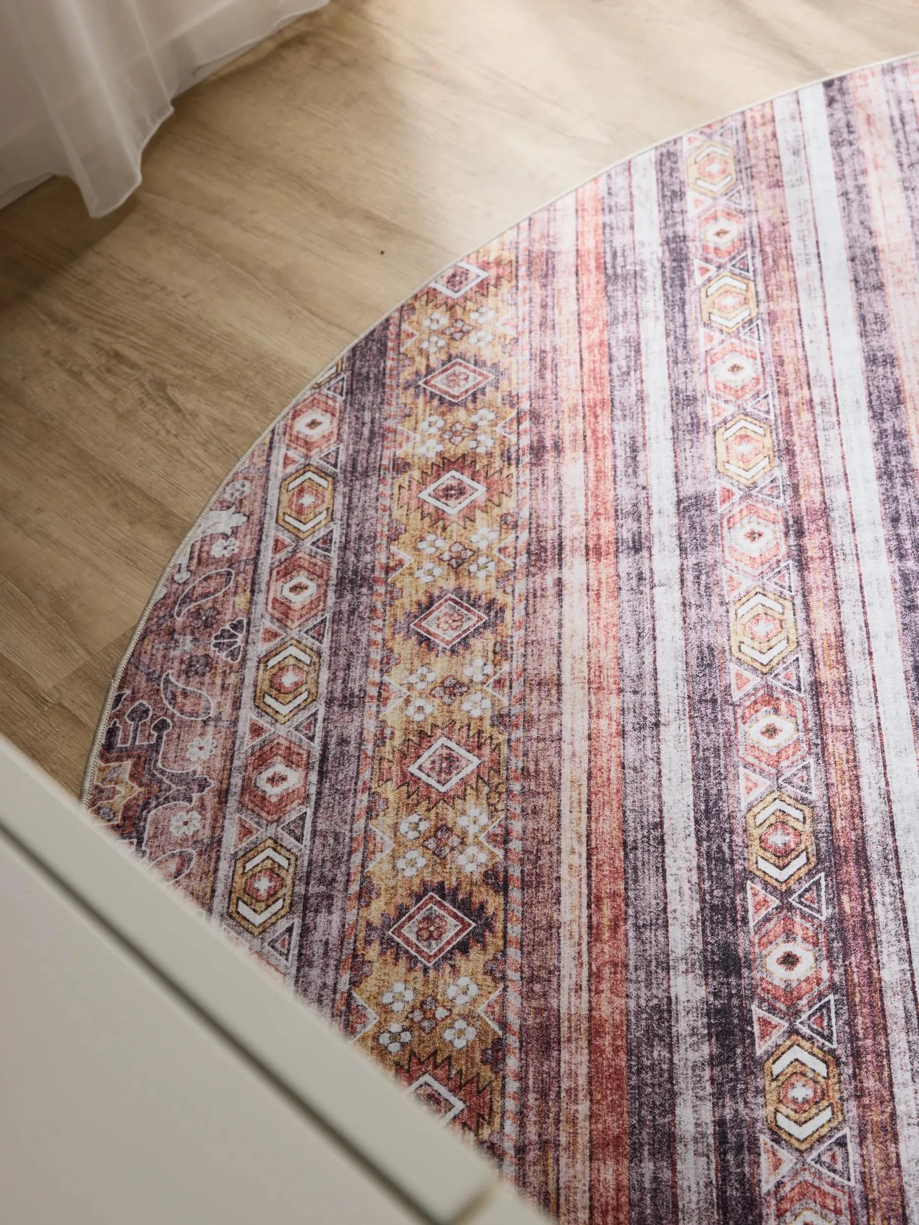 Covor lavabil George Multicolour/Pink 