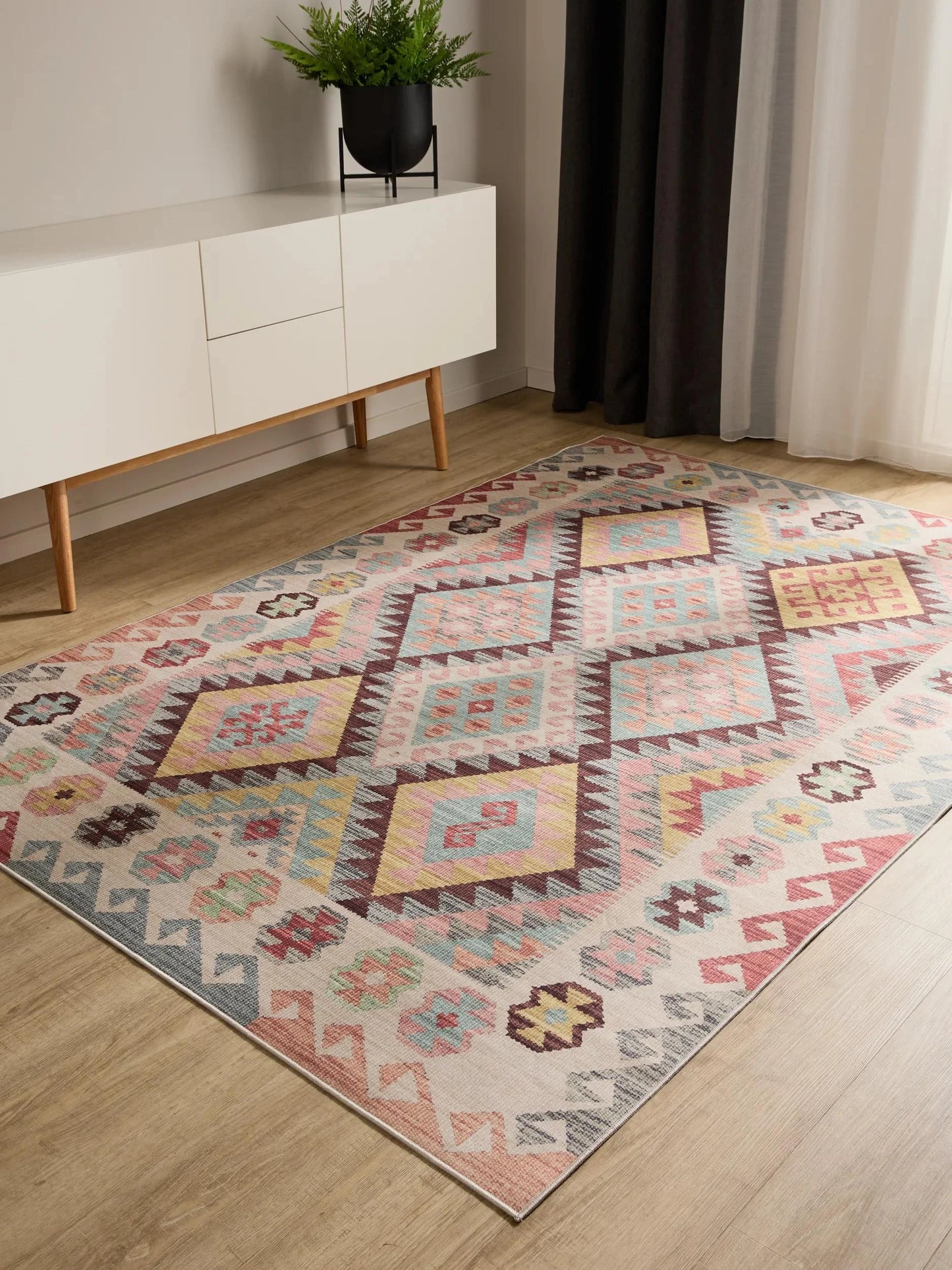 Covor lavabil George Multicolour 