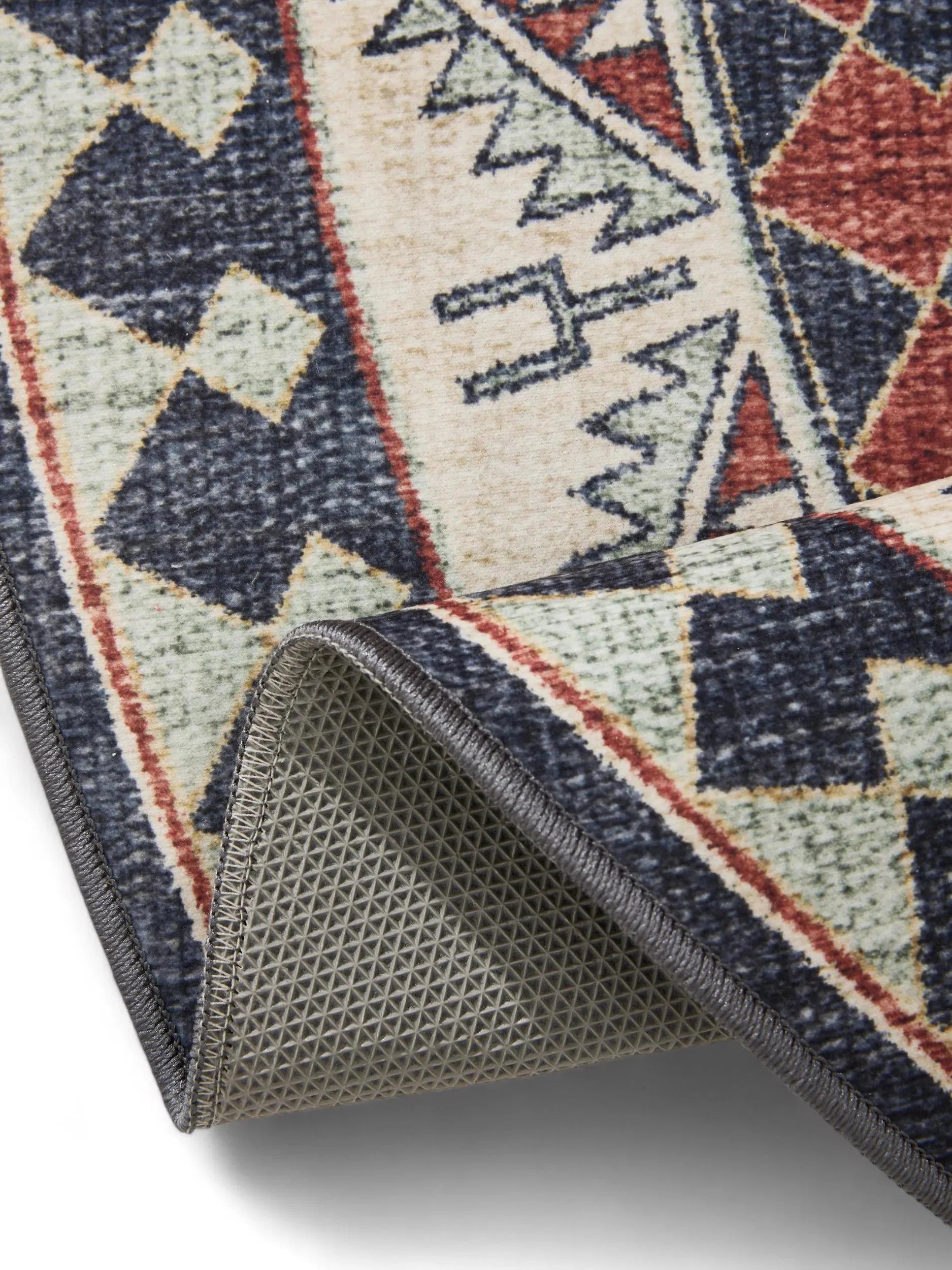 Covor lavabil George Multicolour/Blue 