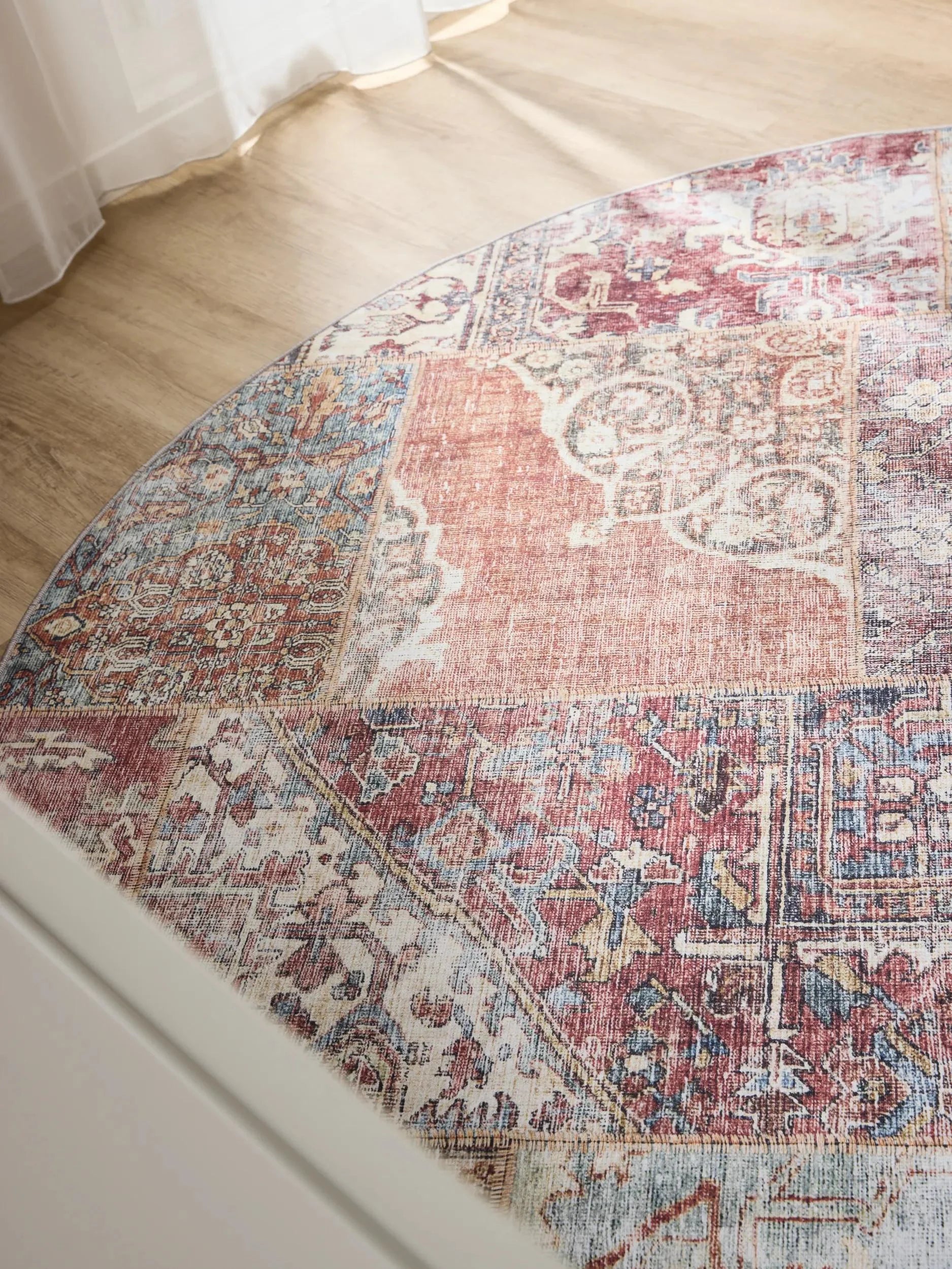 Covor lavabil George Multicolour/Brown 