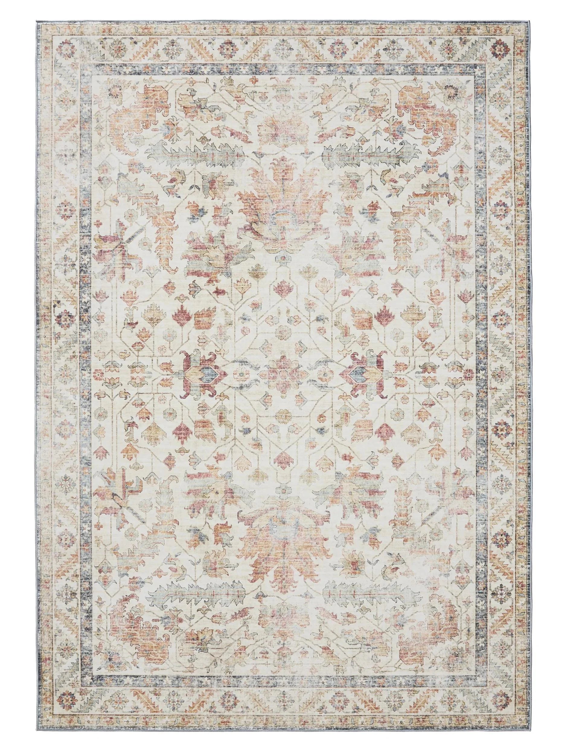 Covor lavabil George Multicolour/Beige 