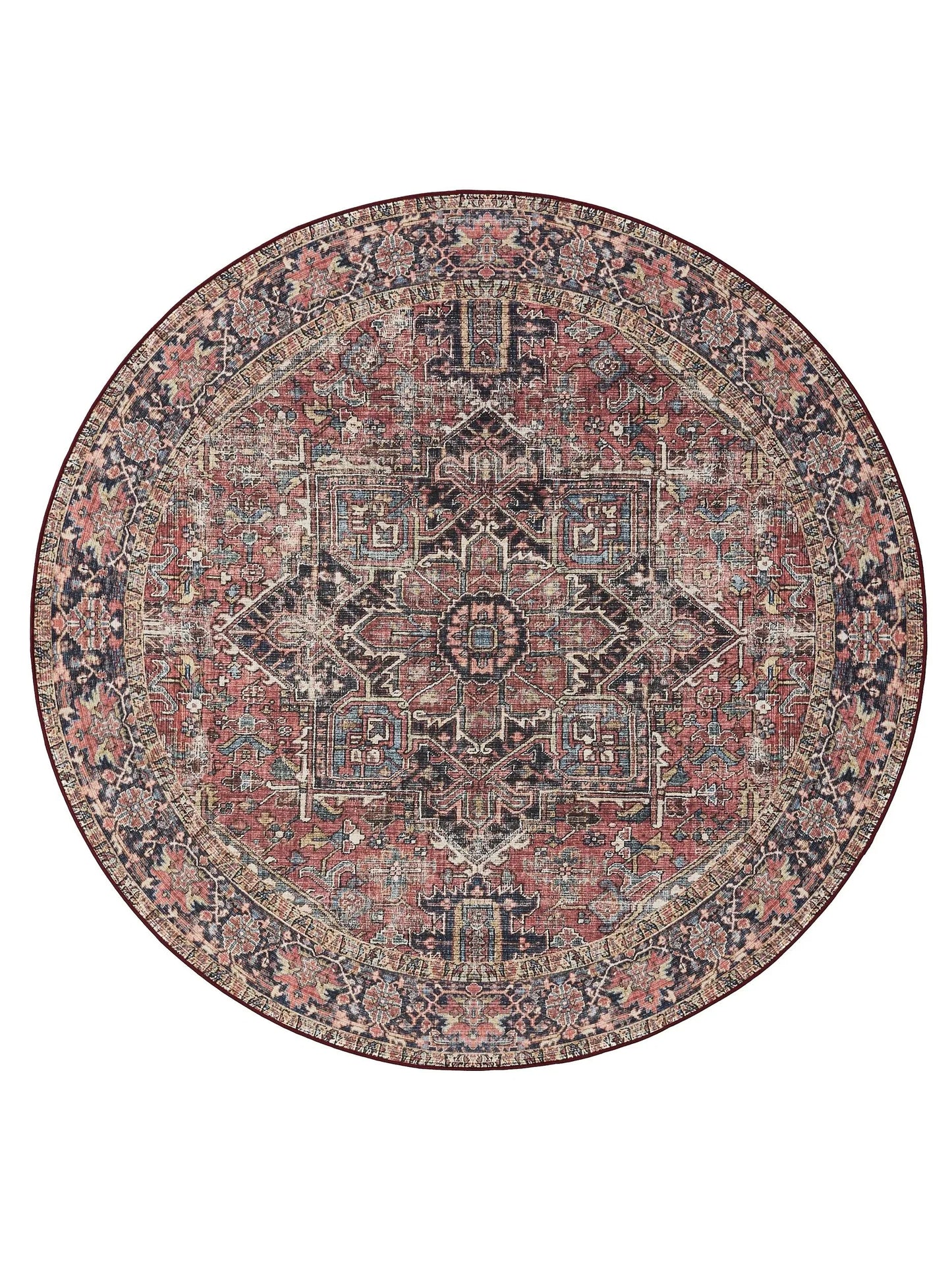 Covor lavabil George Multicolour/Beige 