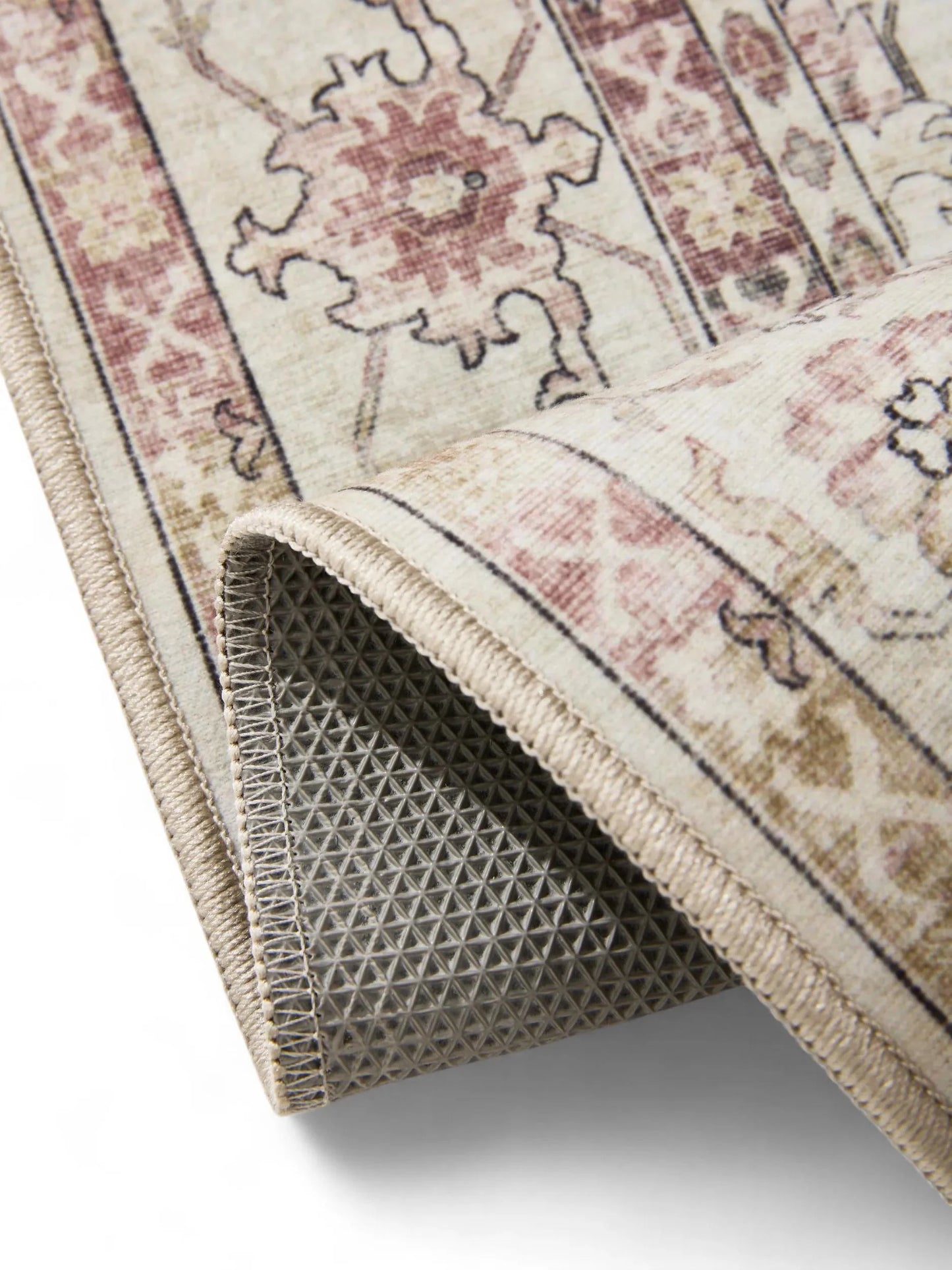 Covor lavabil George Rose/Beige 