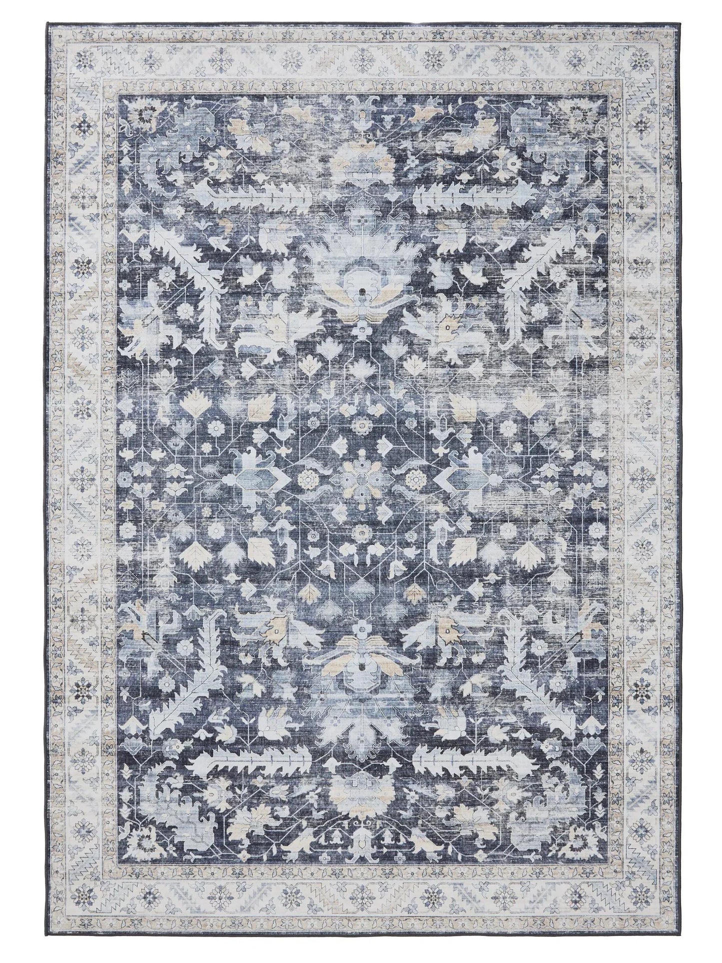 Covor lavabil George Blue 