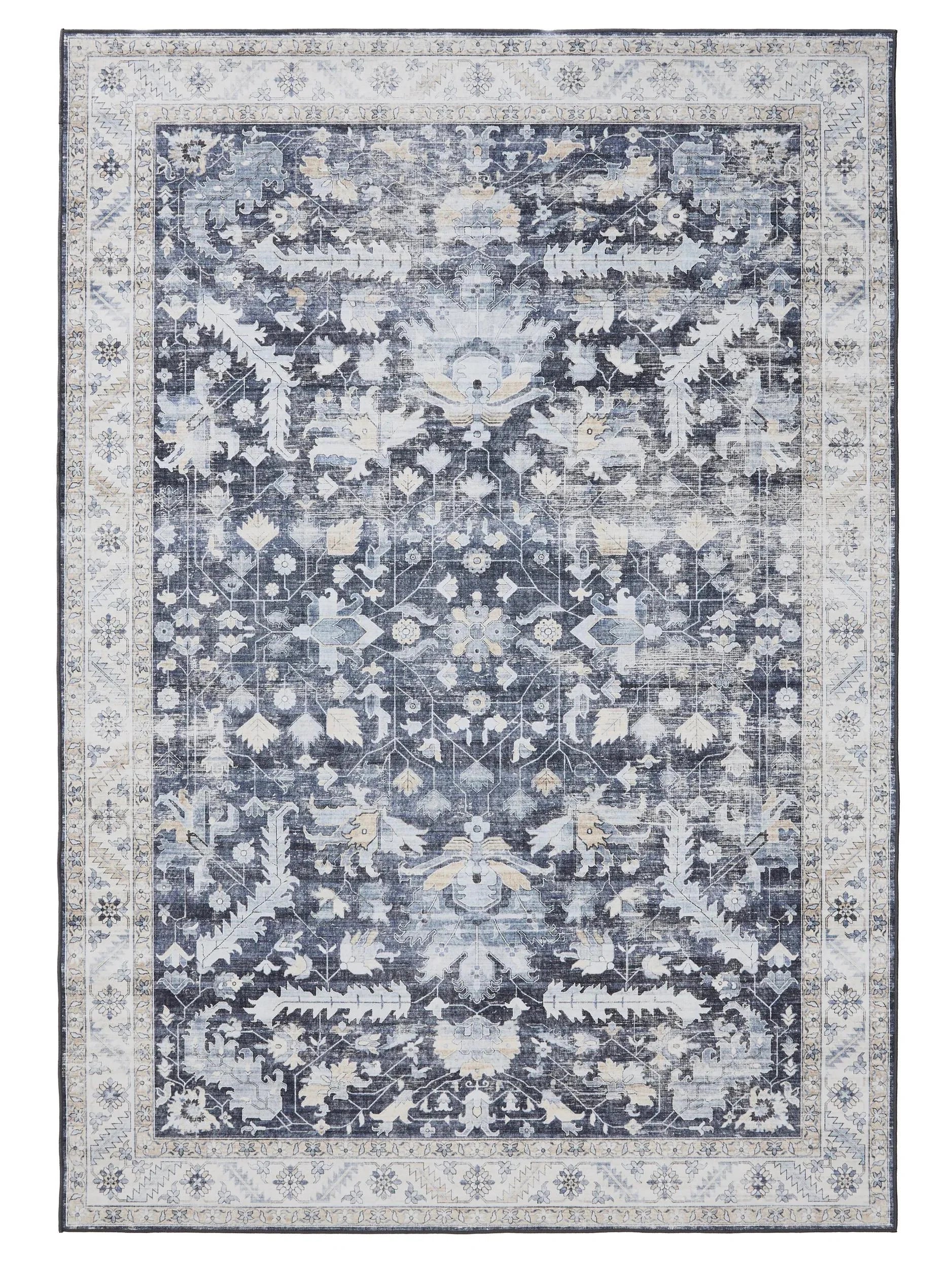 Covor lavabil George Blue 