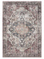 Covor lavabil George Multicolour/Red 