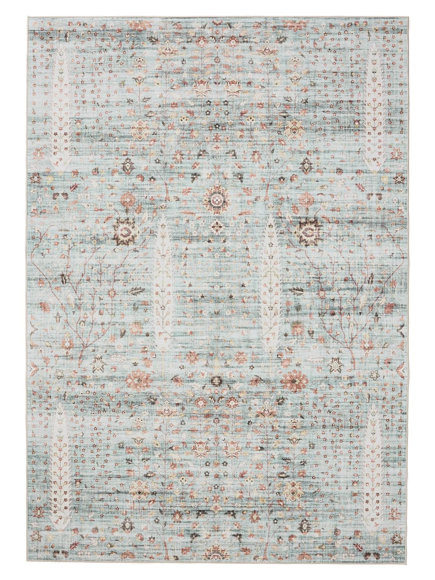 Covor lavabil George Turquoise 
