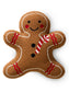 Christmas Pernă Gingerbread Man Brown