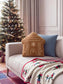 Christmas Pernă Gingerbread House Brown
