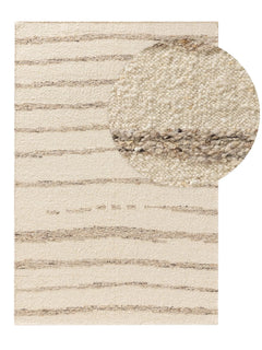 Covor de lână Glen Cream/Beige