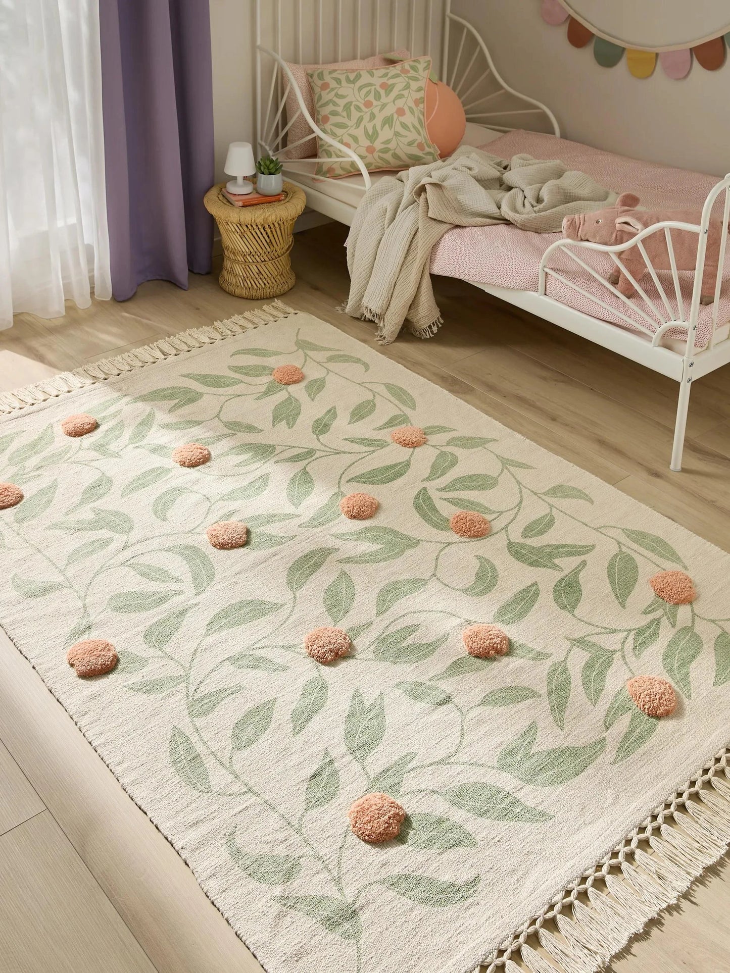 Covor pentru copii Hana Cream/Rose