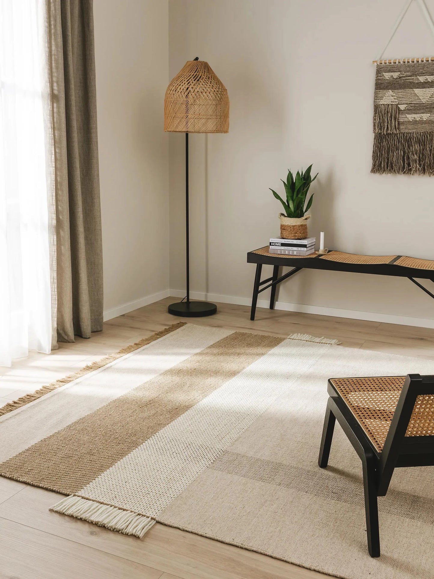 Covor de lână Harper Beige 