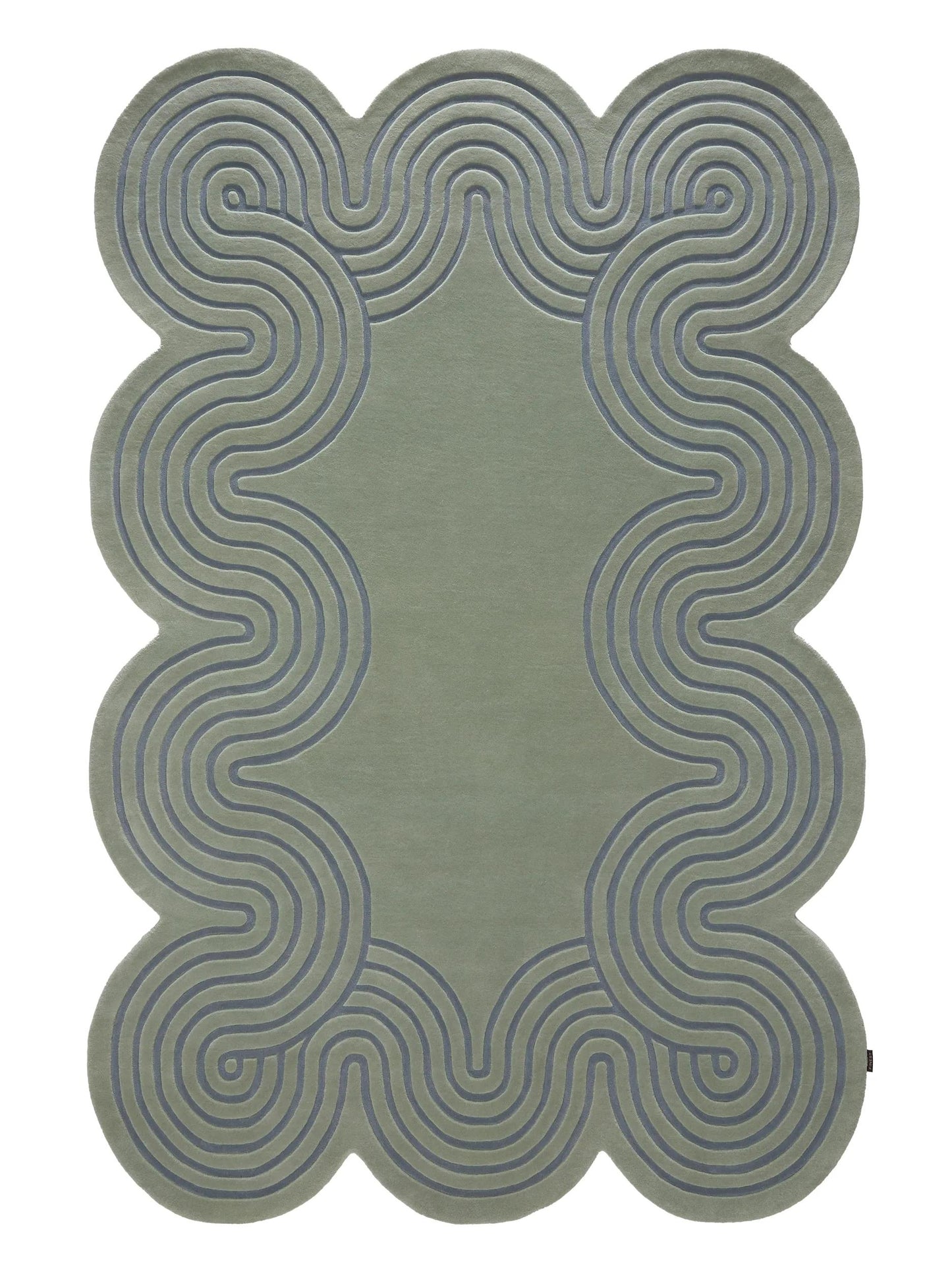 Covor de lână Helix Green