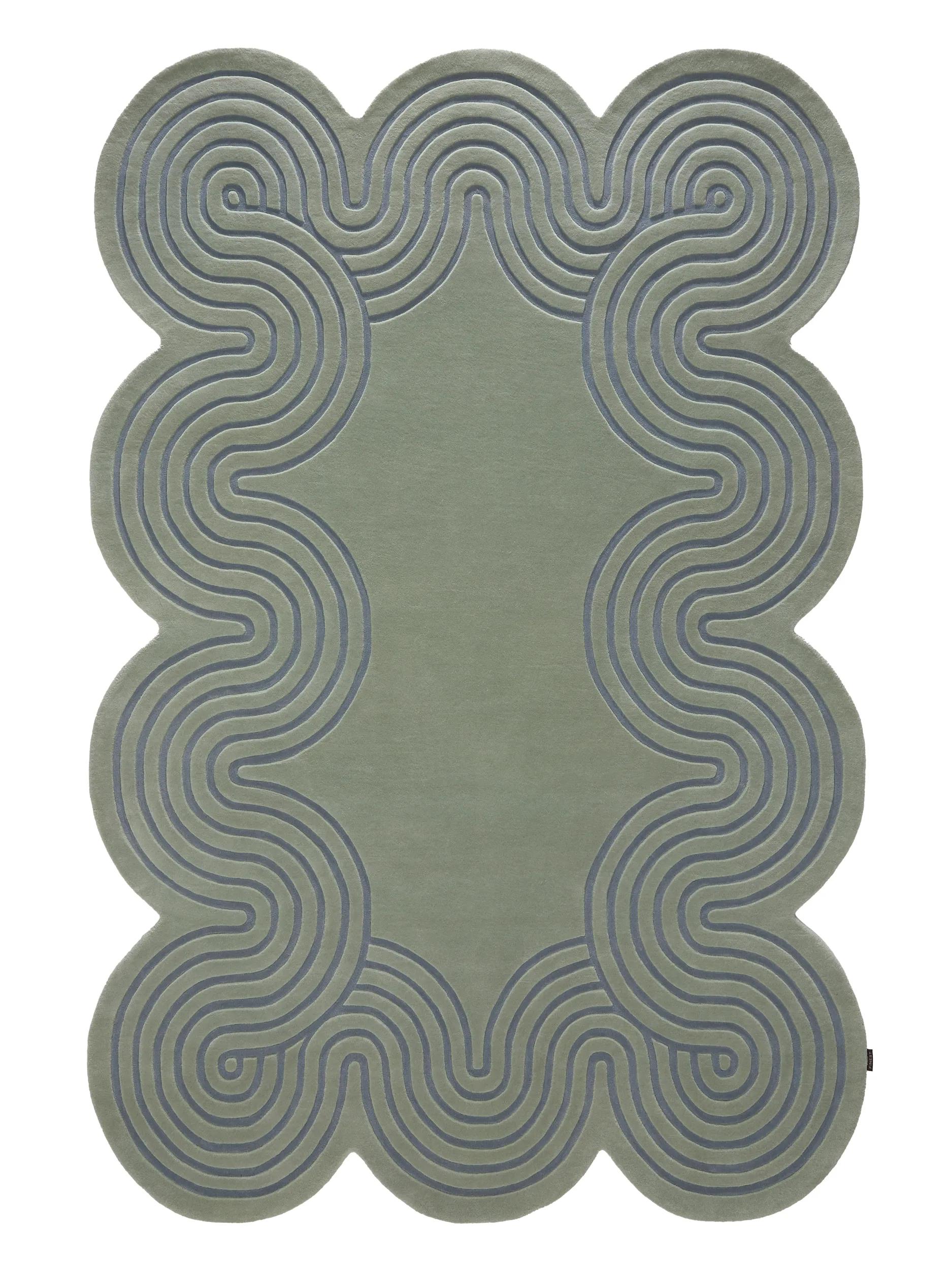 Covor de lână Helix Green