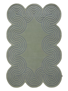 Covor de lână Helix Green