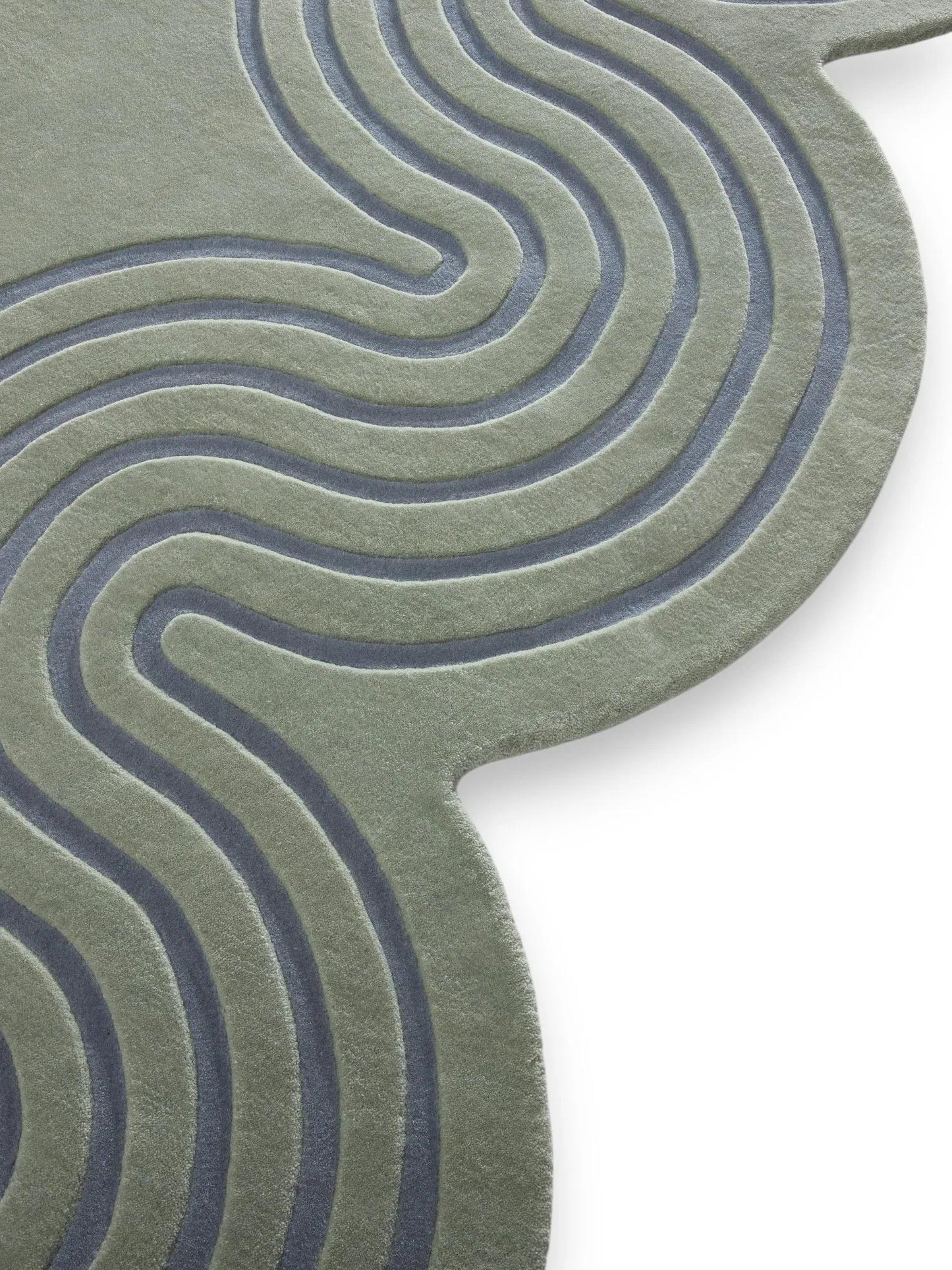 Covor de lână Helix Green