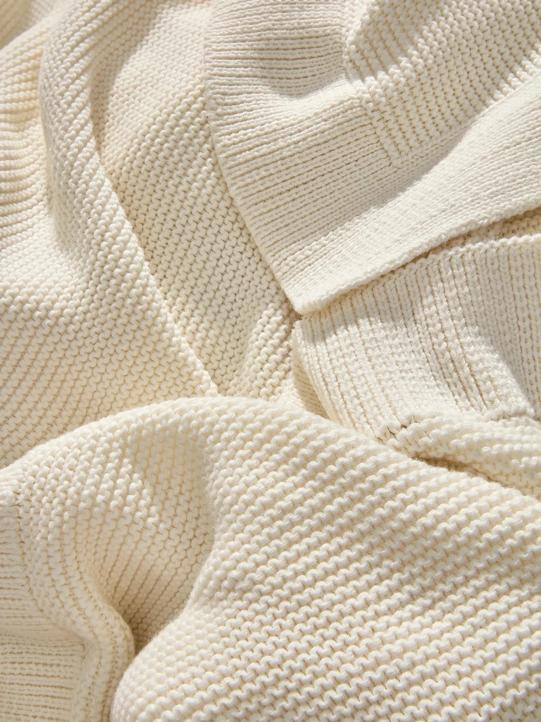Cotton Pătură Helma Ivory