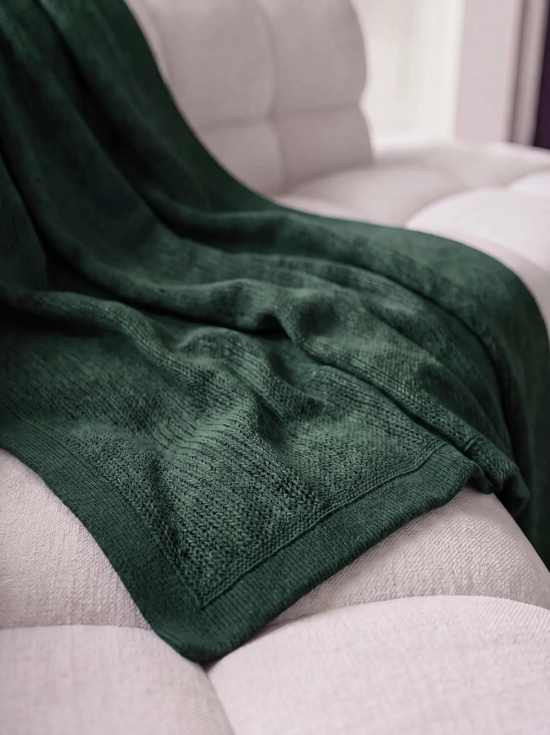 Cotton Pătură Helma Green