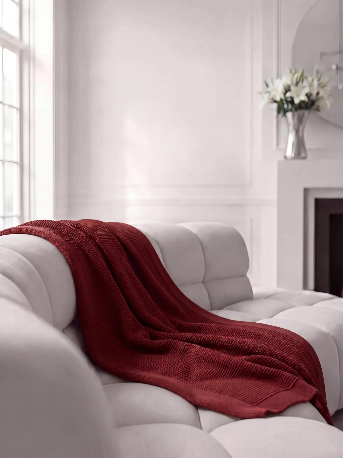 Cotton Pătură Helma Red